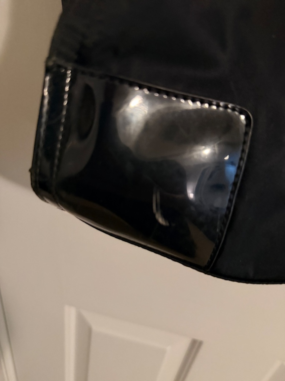 Tory Burch Black Nylon Tote with Logo - Picture 3 of 8